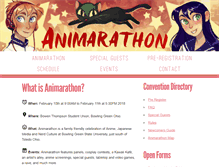 Tablet Screenshot of animarathon.com